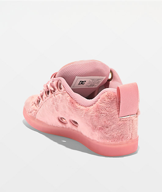 DC Court Graffik Puff Pink Skate Shoes