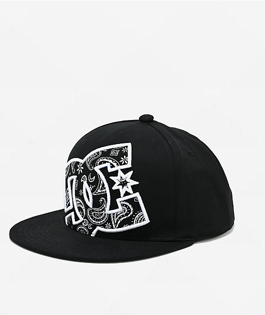 DC Double That Black & Paisley Snapback Hat