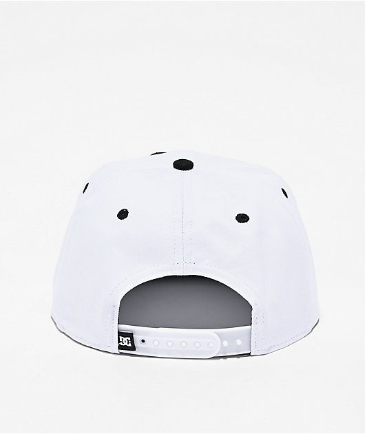 DC Double That White & Black Snapback Hat