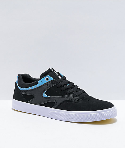 dc shoes black and blue