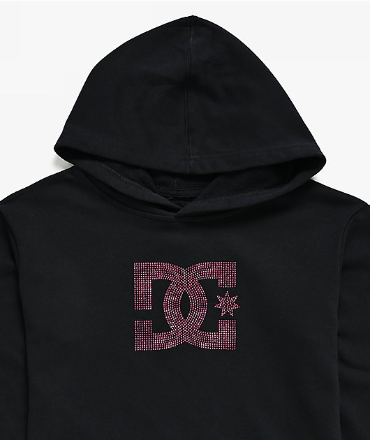 DC Kids Rhinestone Black Hoodie