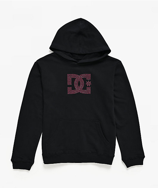 DC Kids Rhinestone Black Hoodie