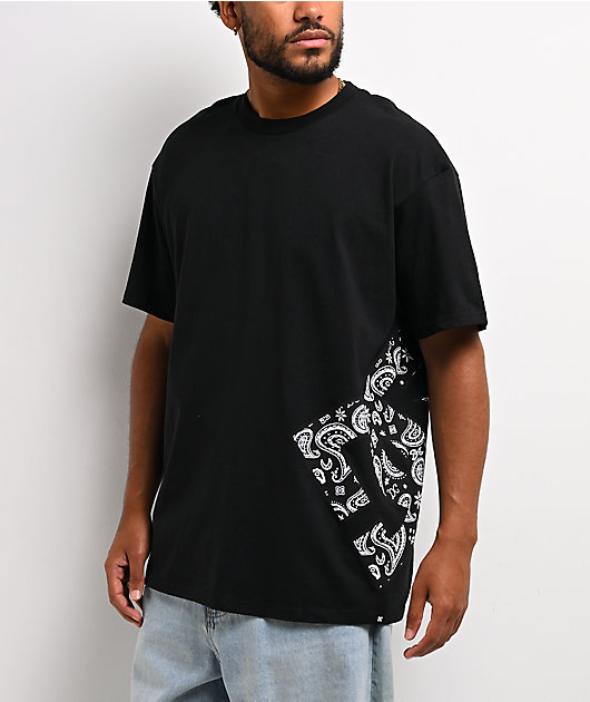 DC Lanai Black & Paisley T-Shirt