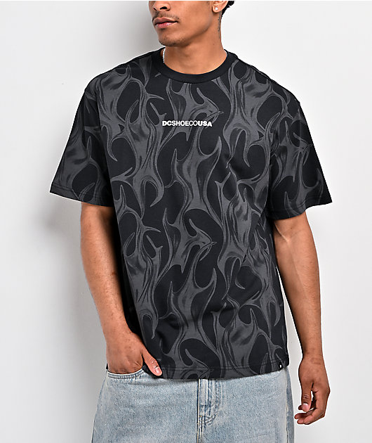 DC Liquid Fuego Black T-Shirt