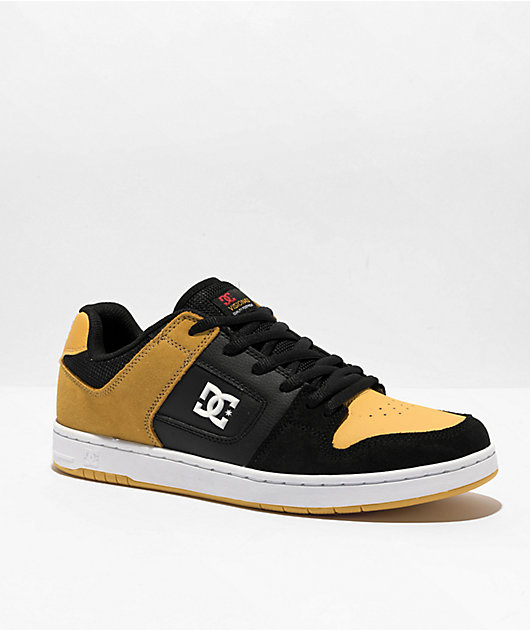 Black and gold sales skate shoes