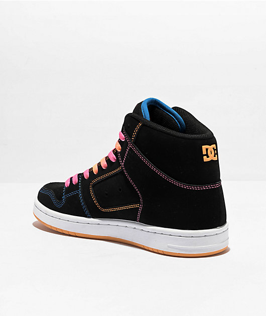 Neon Rainbow Dc Shoes Rainbow Dc Shoes DC Women's Manteca Hi Skate