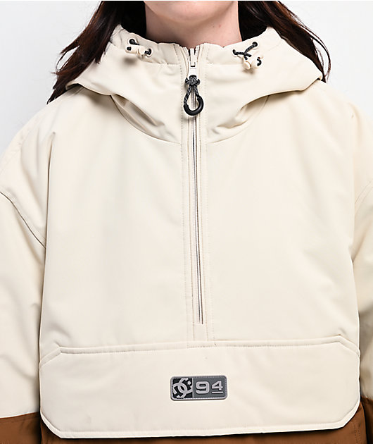 DC Nexus Anorak Brown & Black Insulated Reversible 5K Snowboard