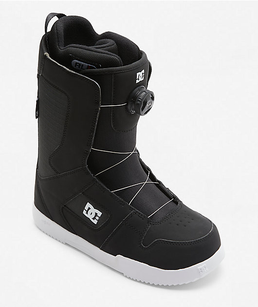 DC Phase BOA® Black & White Snowboard Boots 2027 | Zumiez