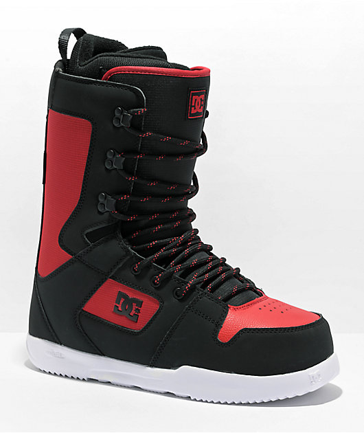 DC Phase Black & Red Snowboard Boots 2023 | Zumiez