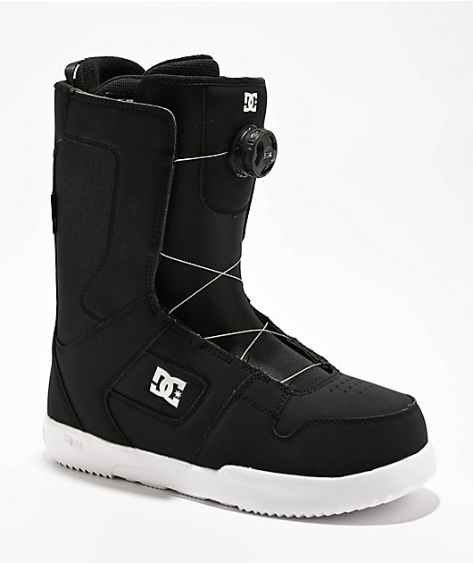 DC Phase Boa Black & White Snowboard Boots | Zumiez