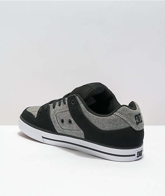 DC Pure Battleship Dark Grey Skate Shoes