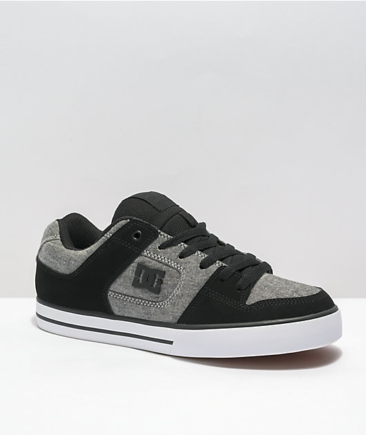 DC Pure Battleship Dark Grey Skate Shoes