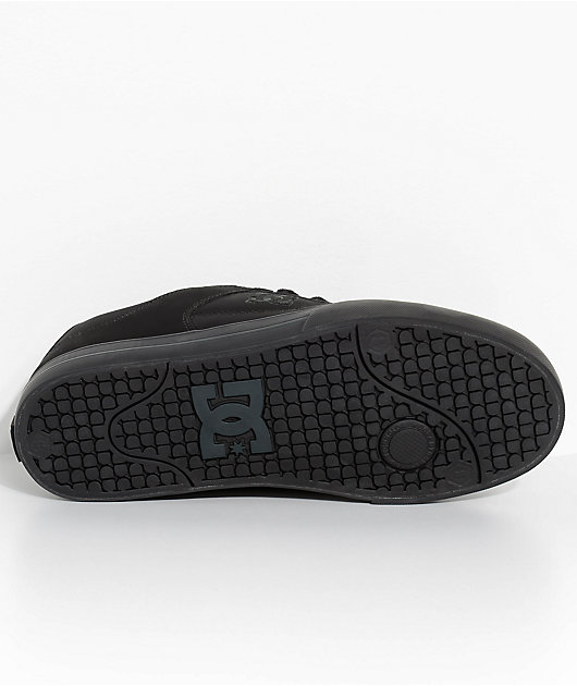 DC Pure Black & Pirate Black Skate Shoes | Zumiez