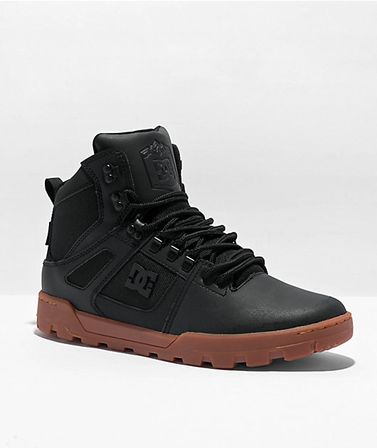 Dc black boots online