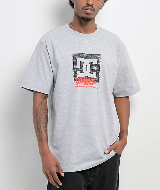 DC Scribble Box Grey T-Shirt