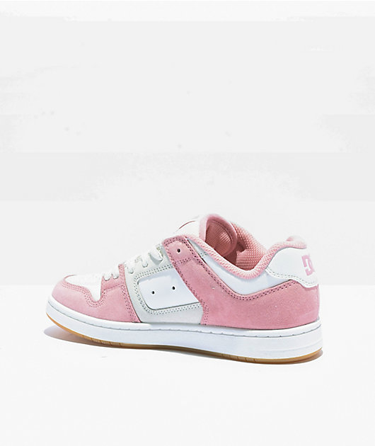 DC Shoes Manteca 4 Pink & White Skate Shoes