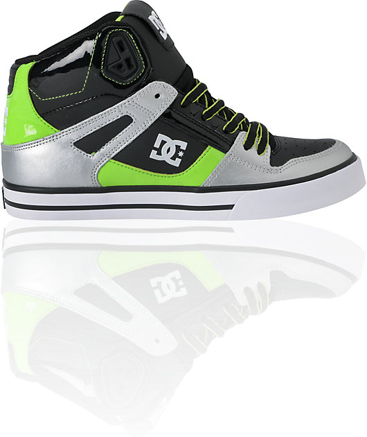 lime green skate shoes