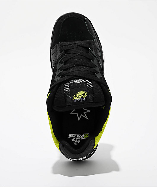 DC Stag Black, Green, White Skate Shoes Zumiez