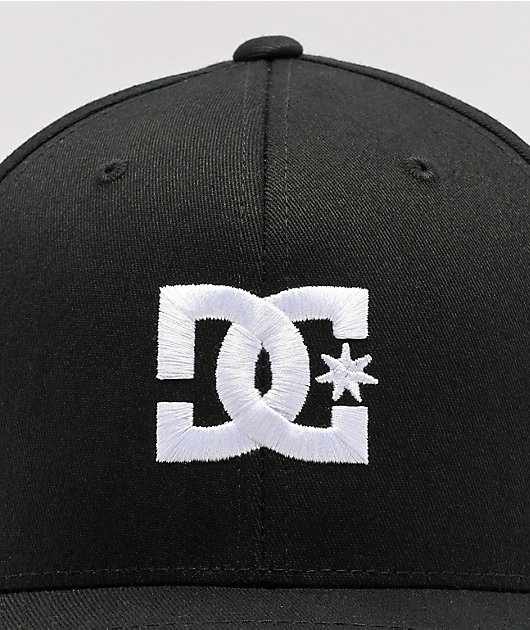 DC Star Black FlexFit Hat