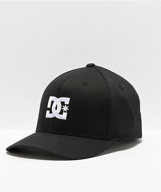 DC Star Black FlexFit Hat