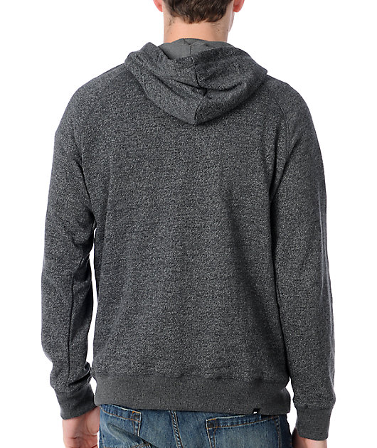 charcoal heather hoodie