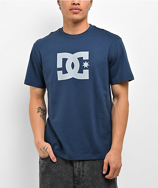 DC Star Logo Navy T-Shirt