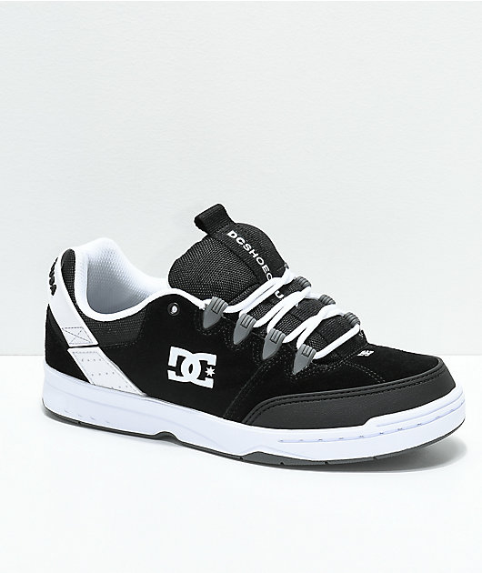DC Syntax Black \u0026 White Skate Shoes 