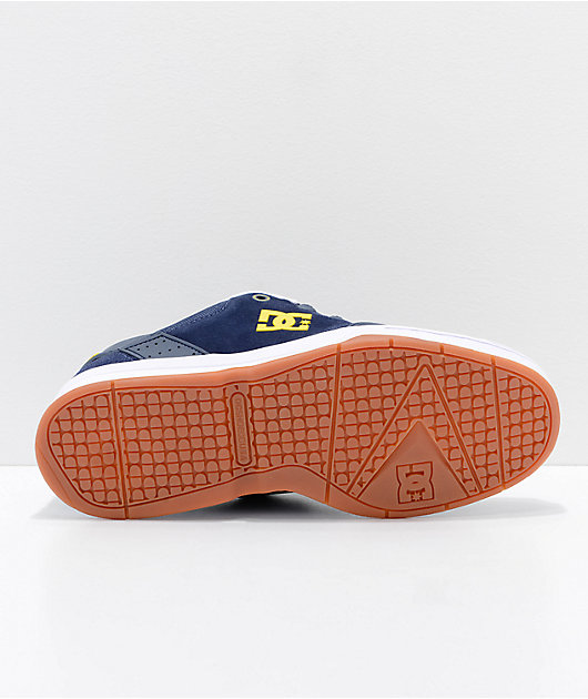 DC Syntax Navy & White Skate Shoes