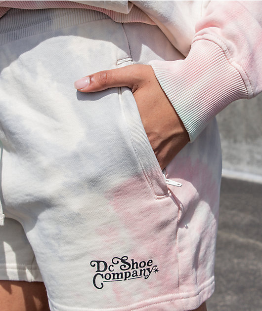 DC Trippin' Pastel Tie Dye Sweat Shorts