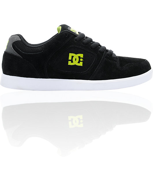 DC Union Black \u0026 Lime Green Skate Shoes 