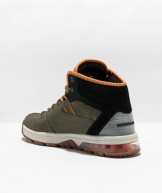 DC Versatile High Olive & Black Shoes