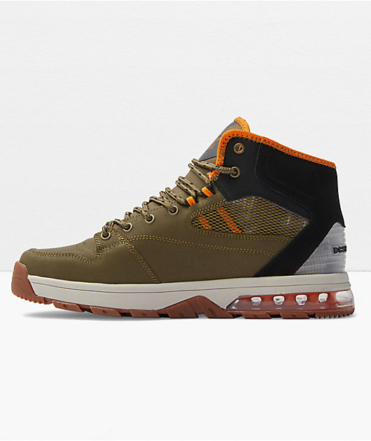 DC Versatile High Olive & Black Shoes | Zumiez
