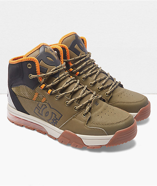 DC Versatile High Olive & Black Shoes | Zumiez