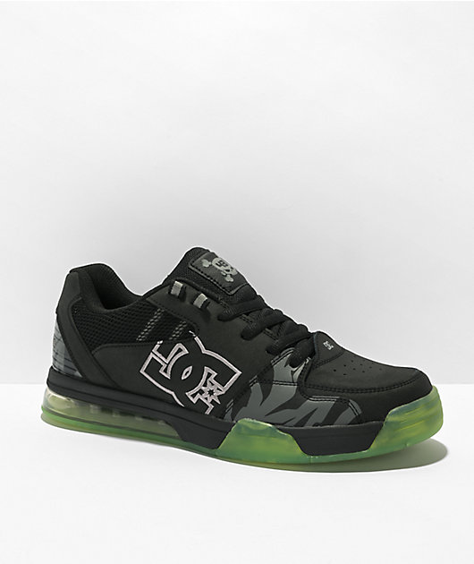 DC Versatile KB Hoonicorn Black Green Skate Shoes Zumiez