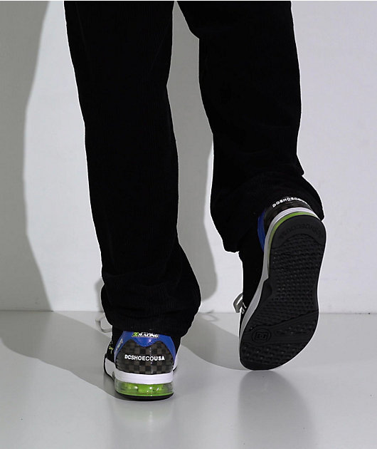 DC Versatile Le Black, Blue, & White Skate Shoes video