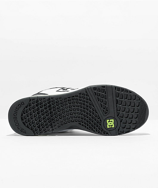 DC Versatile White & Lime Skate Shoes