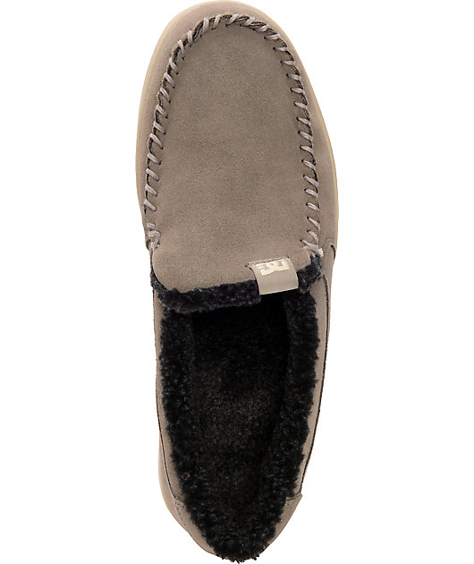 dc villain leather slip on shoes