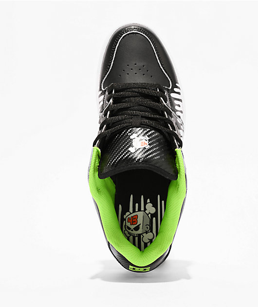 DC x 43i Manteca 4 Black & White Skate Shoe