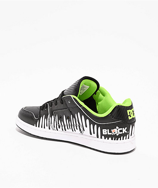 DC x 43i Manteca 4 Black & White Skate Shoe