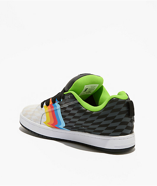 Kuraki　TAK DC DC Shoes Ken Block 43i Court Graffik Mens Skate Sneakers in