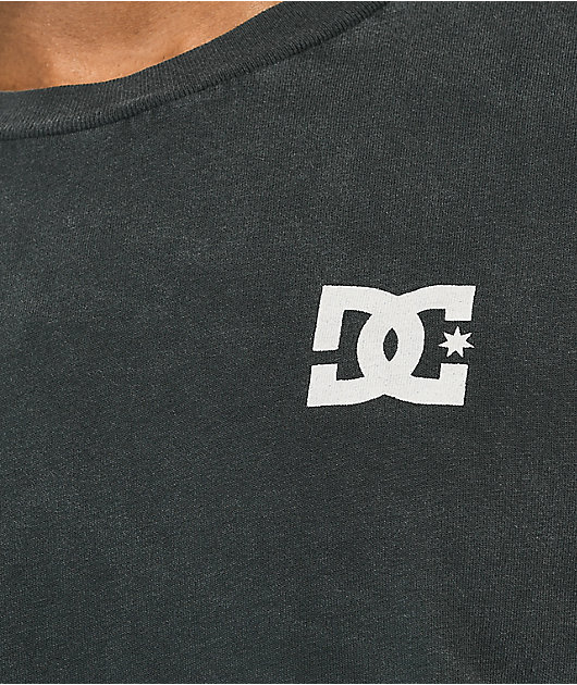 DC x Andy Warhol Life And Death Acid Wash Black Long Sleeve T-Shirt