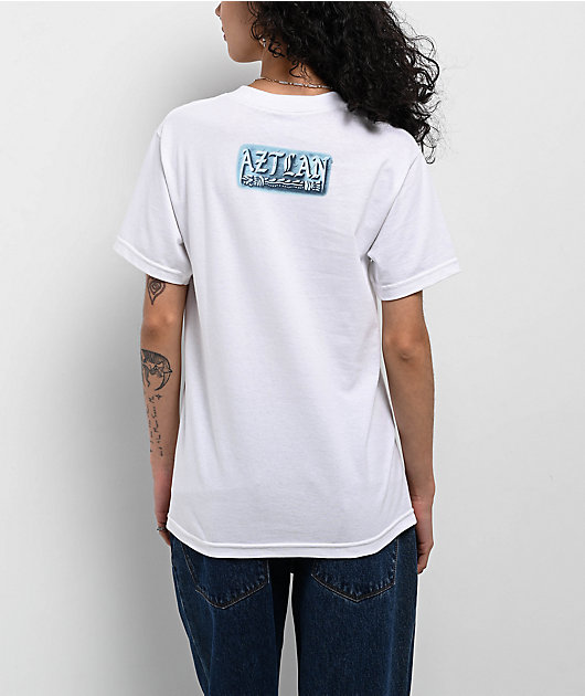 DGA Aztlan Chicana Spirit White T-Shirt