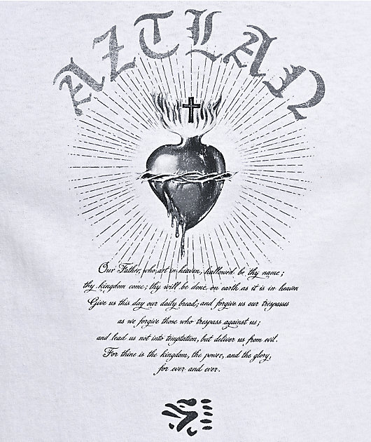 DGA Aztlan Forgive Us White T-Shirt