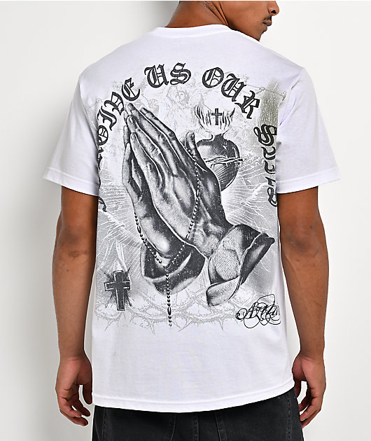 DGA Aztlan Forgive Us White T-Shirt