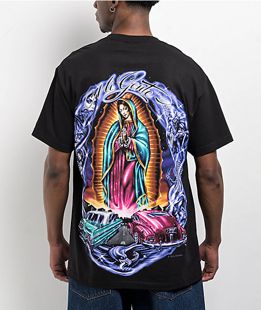 DGA Aztlan Mi Gente Black T-Shirt | Zumiez