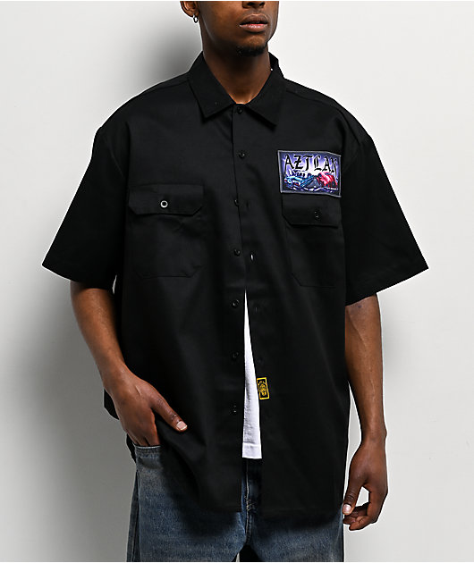 DGA Aztlan Mi Gente Black Work Shirt
