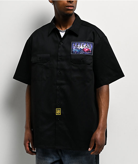 DGA Aztlan Mi Gente Black Work Shirt | Zumiez