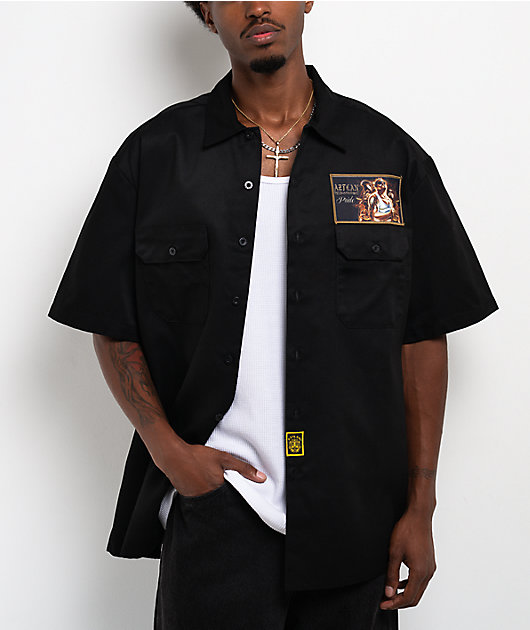 DGA Aztlan Pride Black Work Shirt