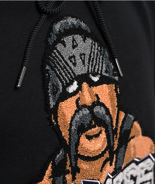 DGA Big Loco Chenille Black Hoodie | Zumiez