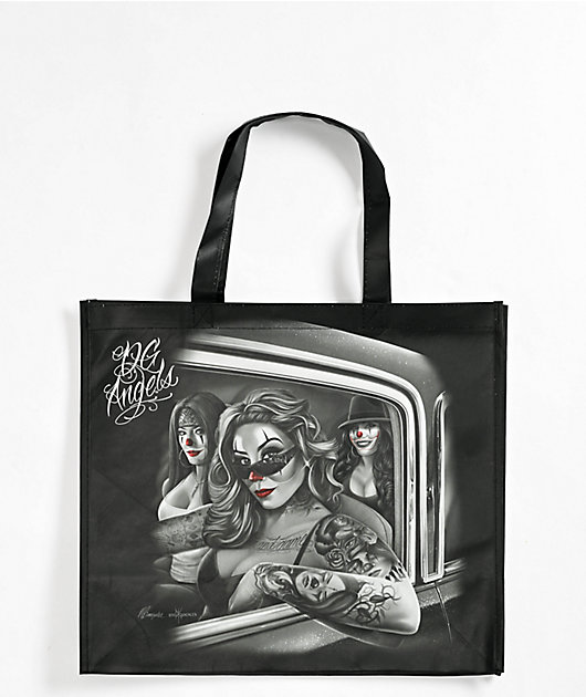 DGA Homies Angels Black Tote Bag Zumiez